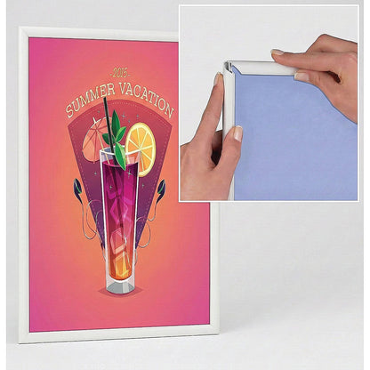 Announce 15mm Snap Frame A3 with Mitred Corners White Frame