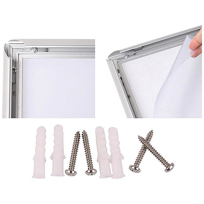 Announce 25mm Snap Frame A2 with Mitred Corners White Frame