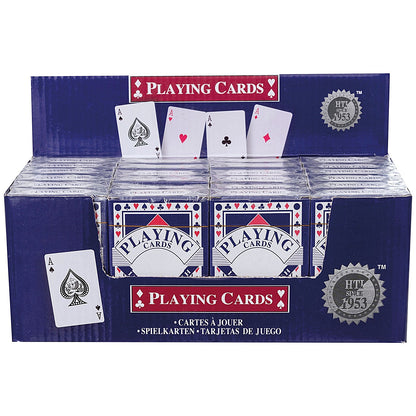 HTI Toys Plastic Coated Playing Cards (Pack of 24)
