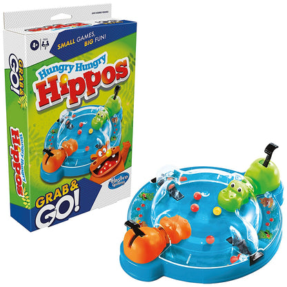 Hasbro Hungry Hippos Grab and Go Portable Game Easy2Order : ABG16412