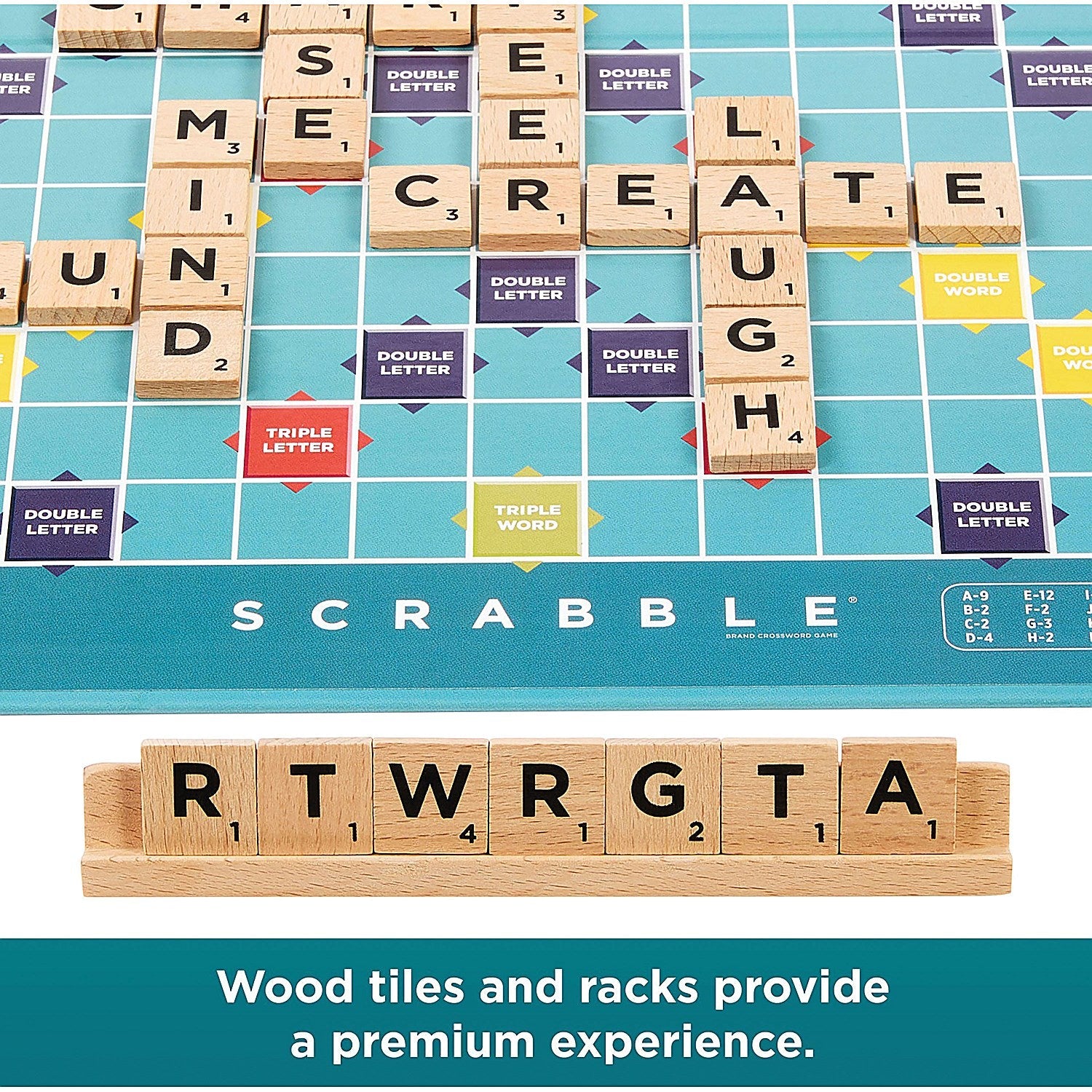 Mattel Scrabble Original Refresh 2 Games in 1 Easy2Order : ABG21294