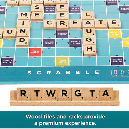 Mattel Scrabble Original Refresh 2 Games in 1 Easy2Order : ABG21294