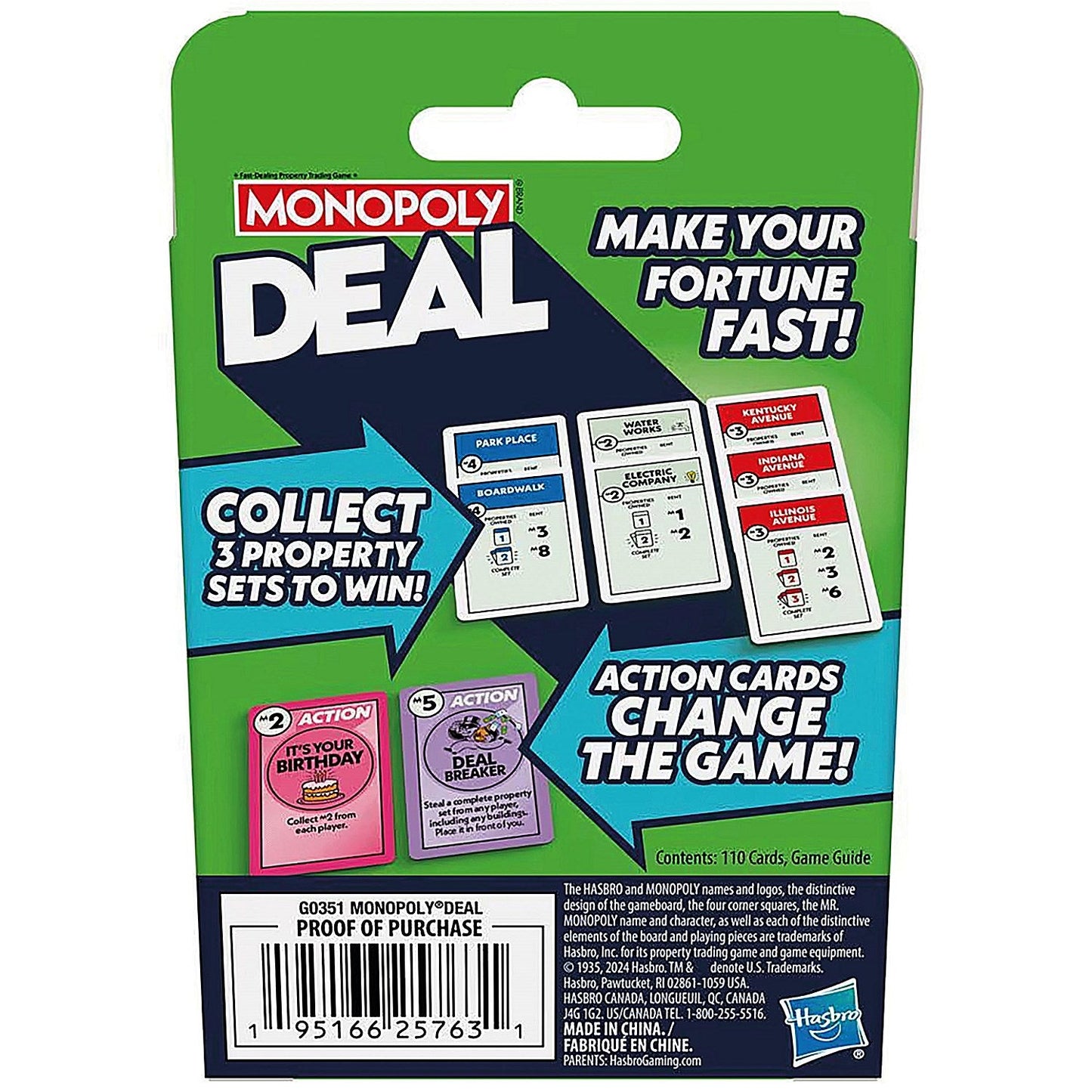 Hasbro Monopoly Deal Card Game