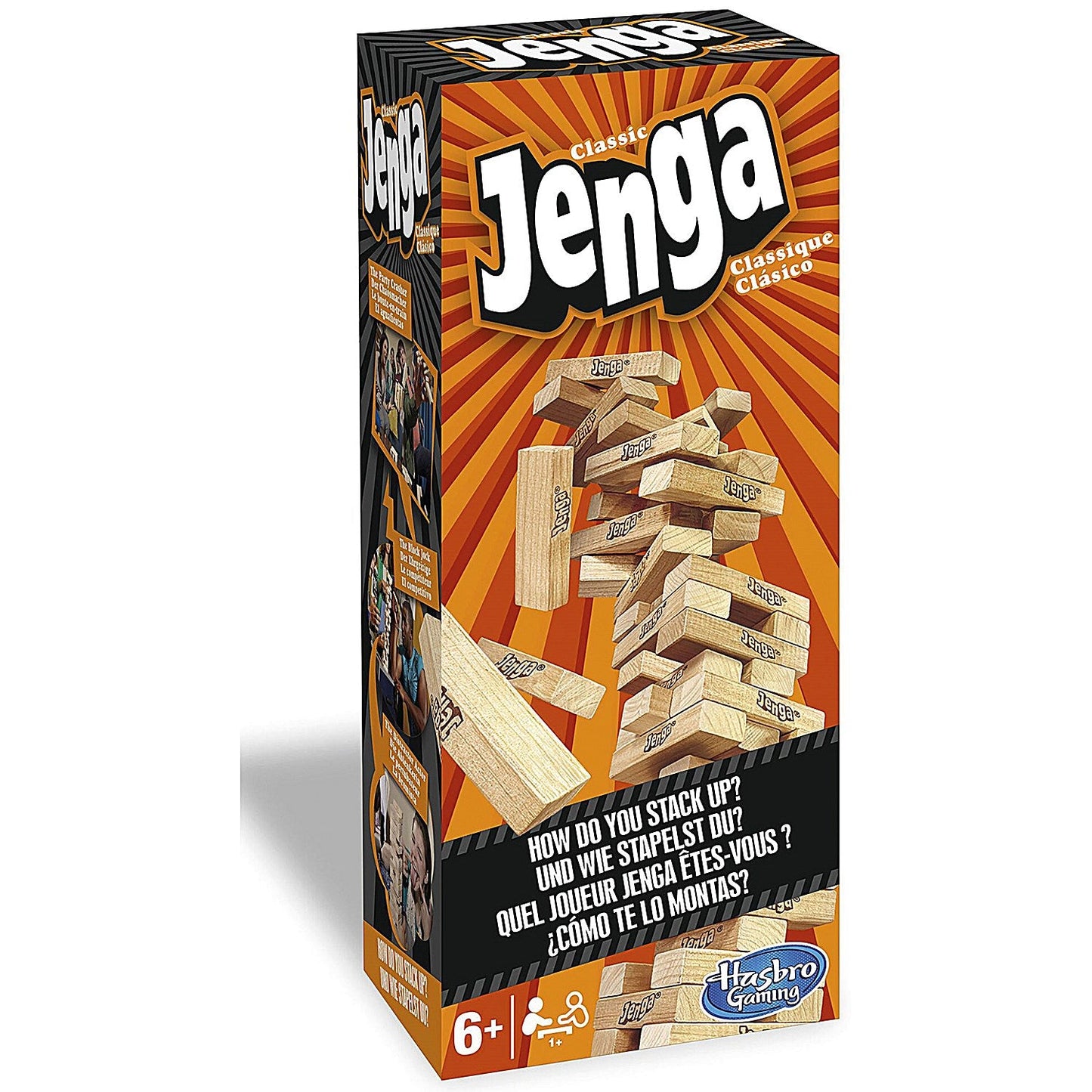 Hasbro Jenga Original Block Stacking Party Game Easy2Order : ABG48409