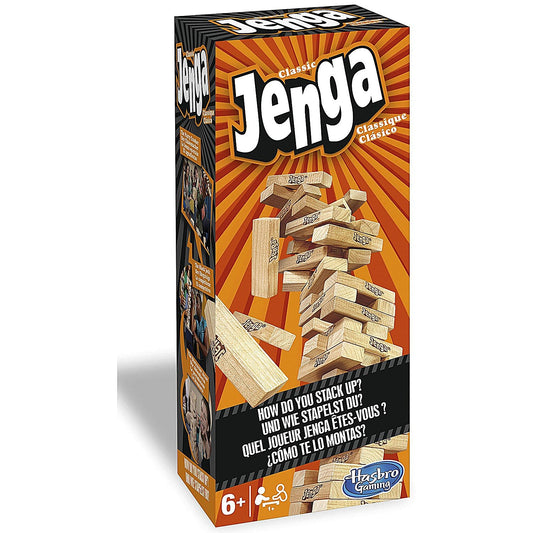 Hasbro Jenga Original Block Stacking Party Game Easy2Order : ABG48409