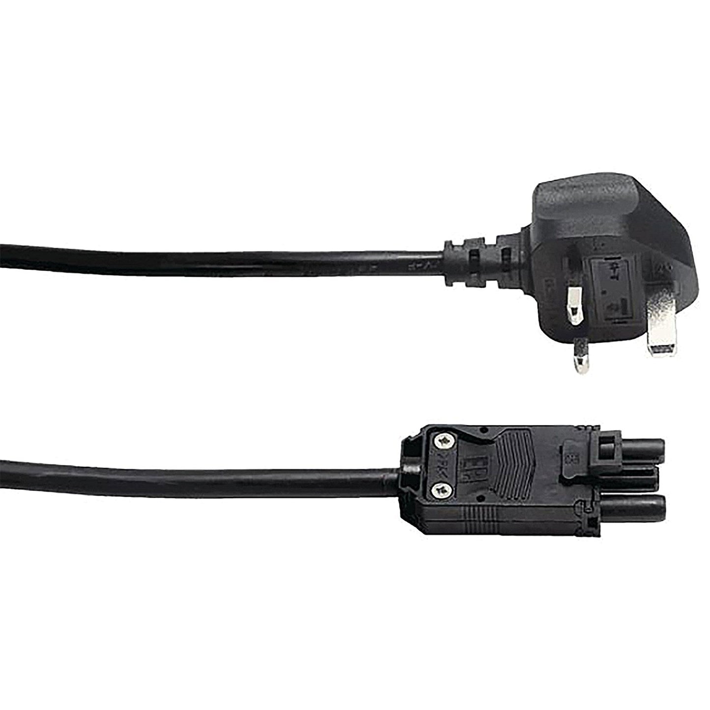 On Desk Power Module, 2xUK Socket Dual USB Port Type A+C PD/QC Charger, Black