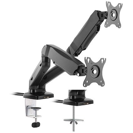 Dual Monitor Arm, Black