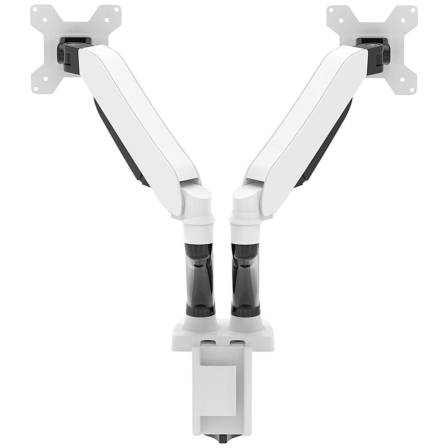 Dual Quick Release Monitor Arm, White