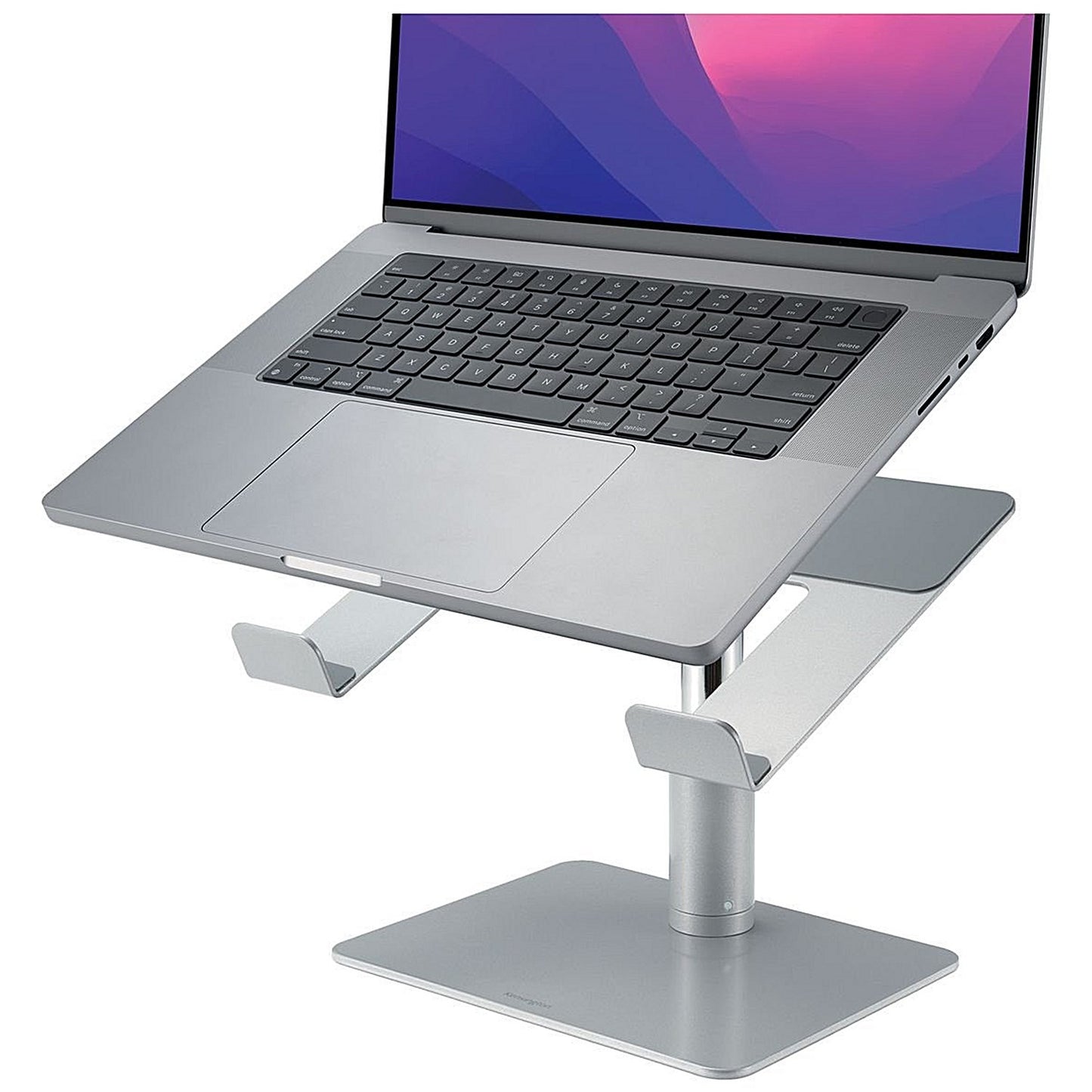 Kensington Universal Desktop Laptop Riser, Adjustable Height and Tilt, Silver