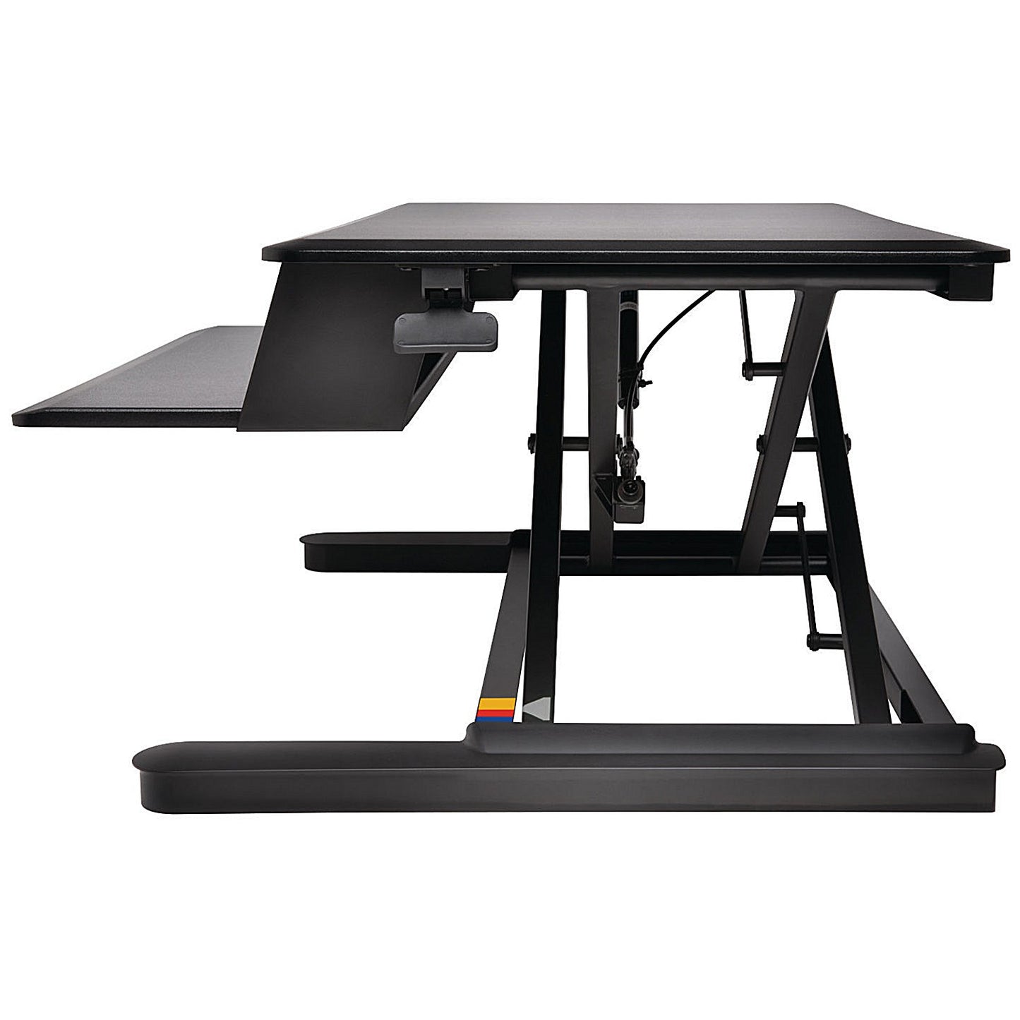 Kensington Smartfit Tabletop Sit Stand Workstation, Adjustable Height, Black