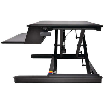 Kensington Smartfit Tabletop Sit Stand Workstation, Adjustable Height, Black