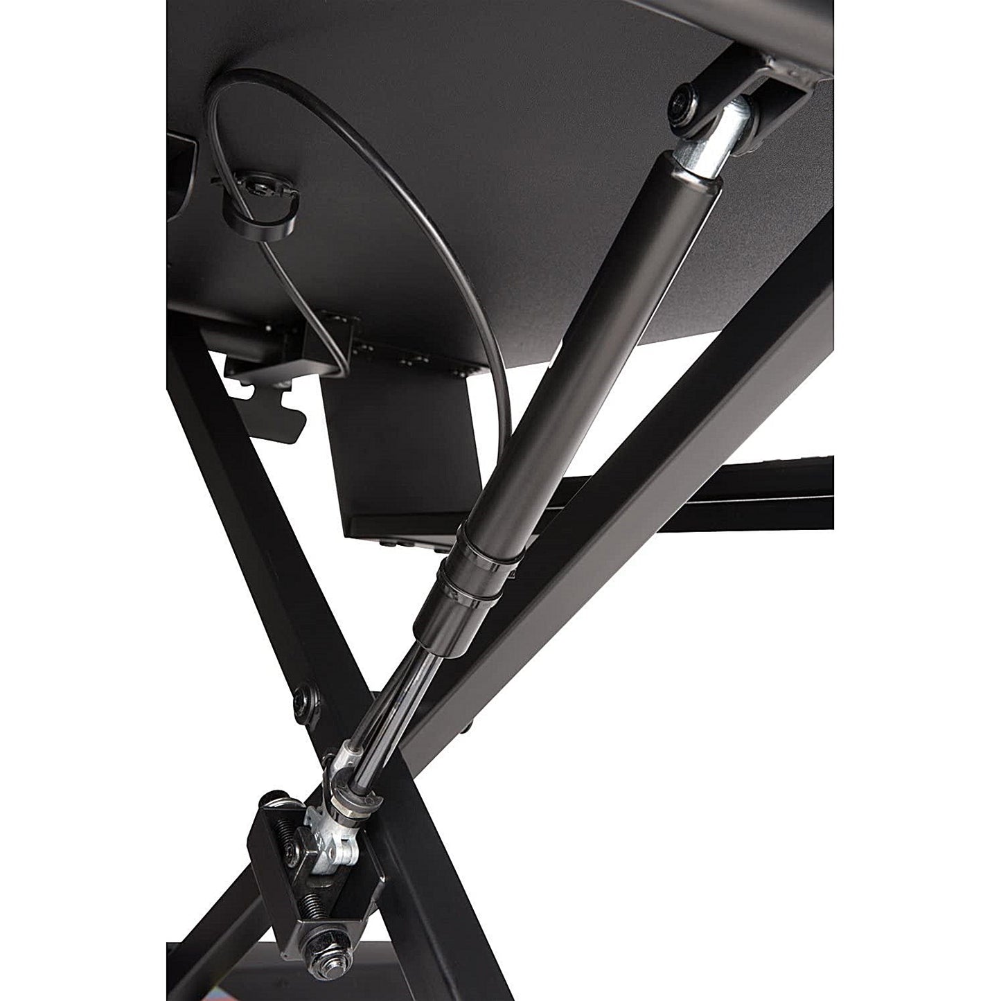 Kensington Smartfit Tabletop Sit Stand Workstation, Adjustable Height, Black