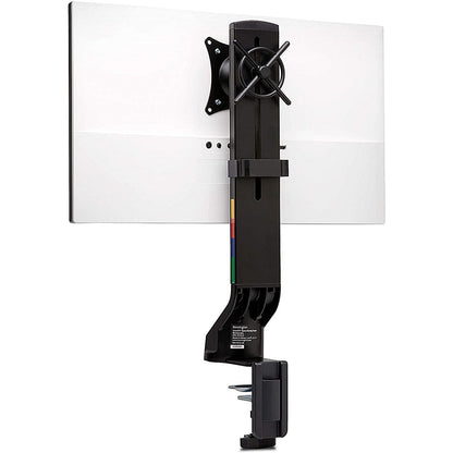 Kensington Smartfit Space Saving Deskclamped Single Monitor Arm, Adjustable Height, Black