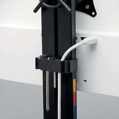 Kensington Smartfit Space Saving Deskclamped Single Monitor Arm, Adjustable Height, Black
