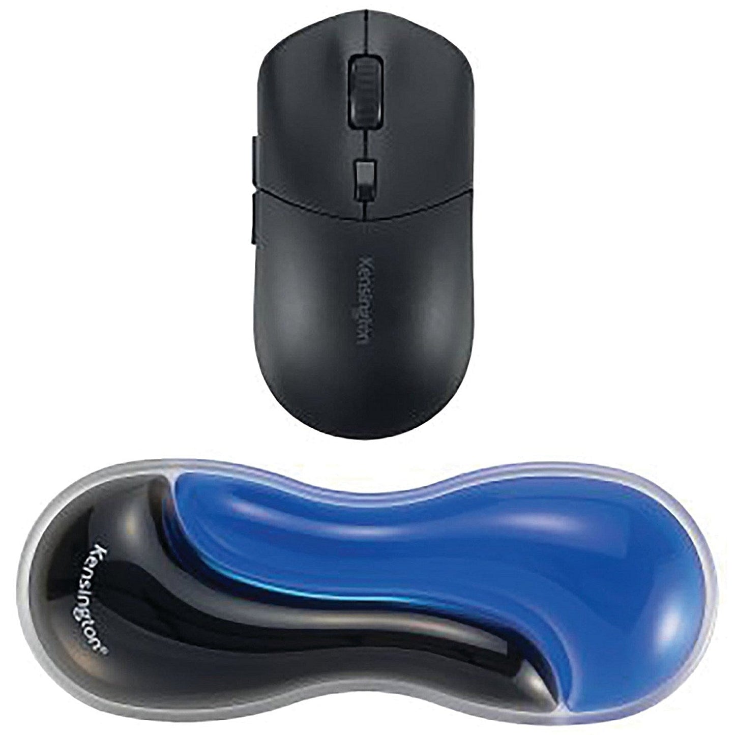 Kensington Slim Duo Gel Mouse/Trackball Wrist Rest Blue