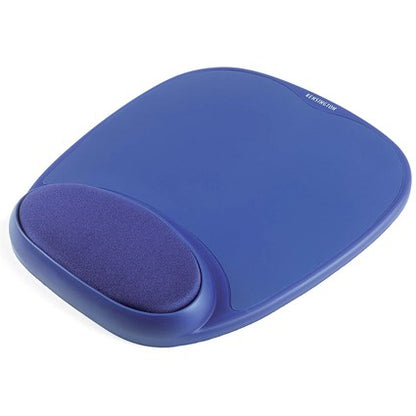 Kensington Foam Mouse Mat, With Wrist Rest, Blue
