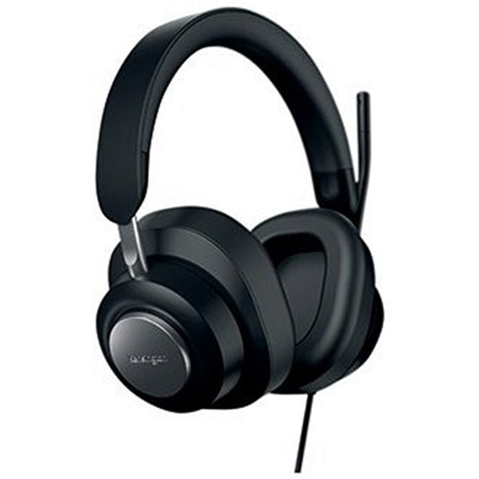 Kensington H2000 Universal Over Ear Wired Headset, USB-C, Black