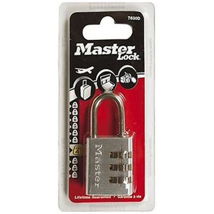Master Lock Aluminium Combination Padlock, 30mm
