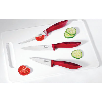 Clauss 3-Piece Paring Vegetable and Utility Kitchen Knife Set