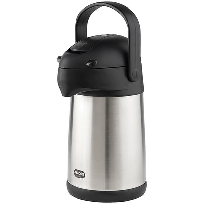 Addis Chrome President Pump Pot Vacuum Jug, 2 Litres
