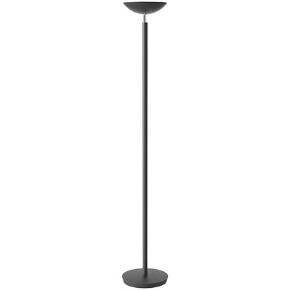 Alba Slim LED Floor Lamp, Round Head, 3000 Lumens, 30W, Black
