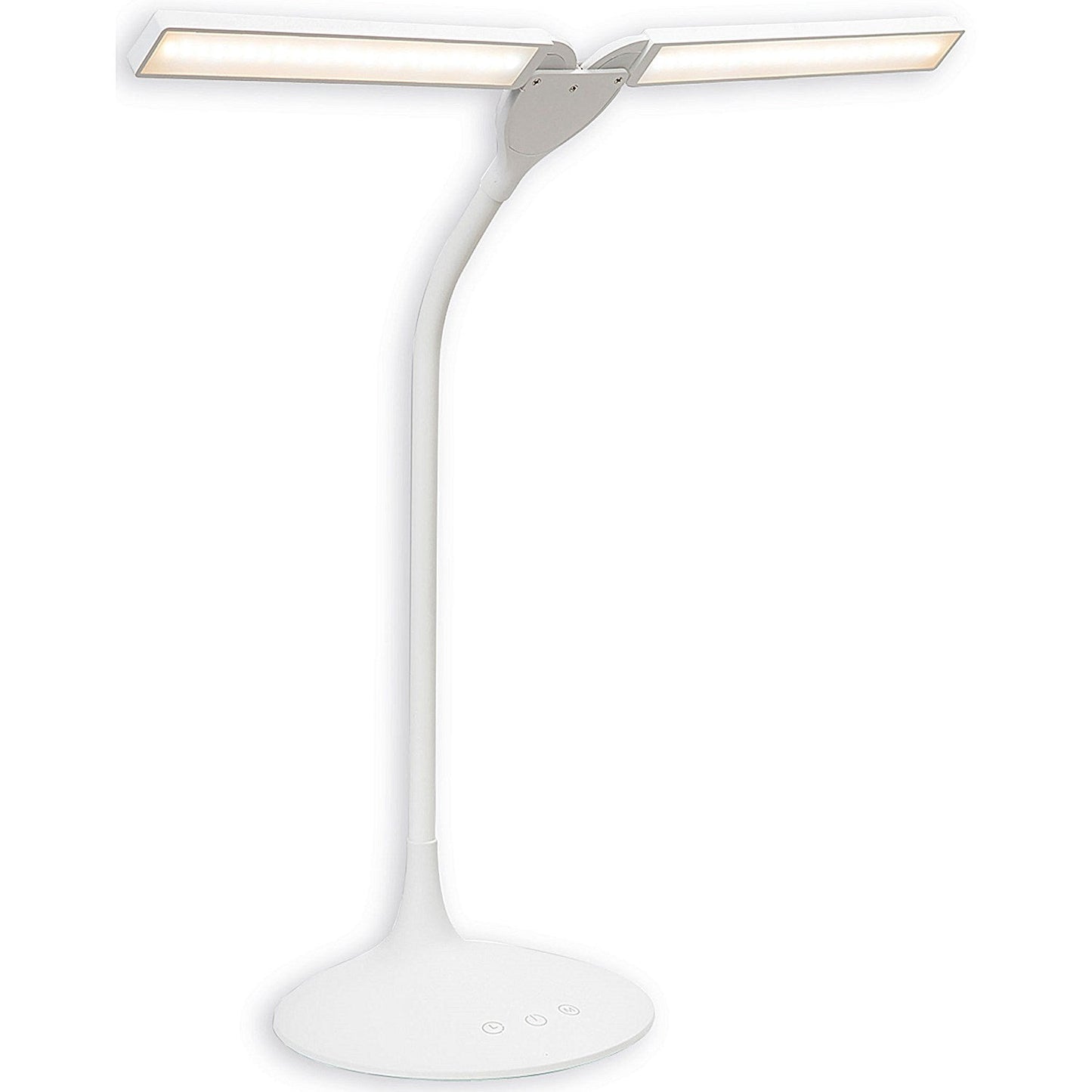 Alba Nomad Two Head Desk Lamp White