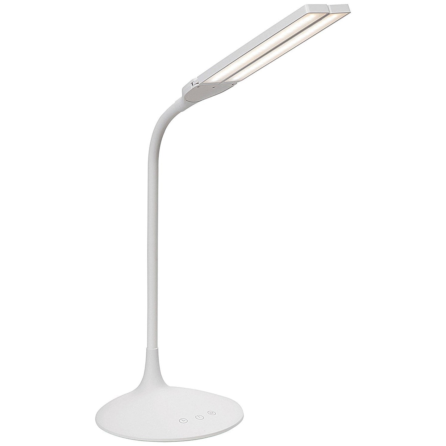 Alba Nomad Two Head Desk Lamp White