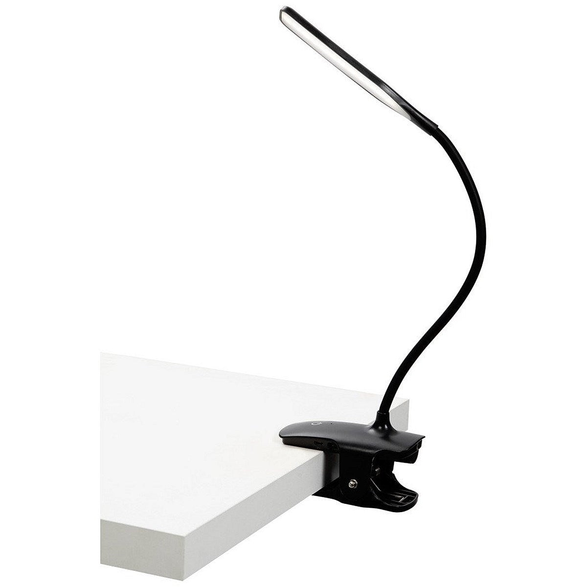 Alba LED Wireless Desk Lamp with Desk Top Clamp, Black Easy2Order : ALB01773