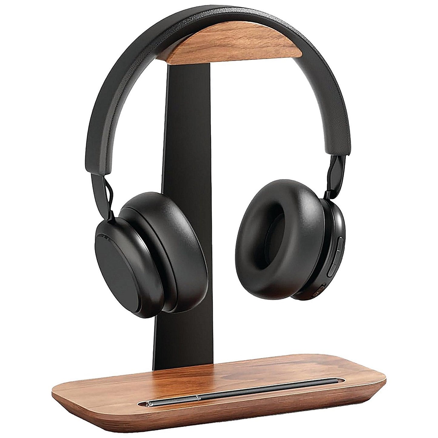 Alba HeadphoneStand Black/Walnut