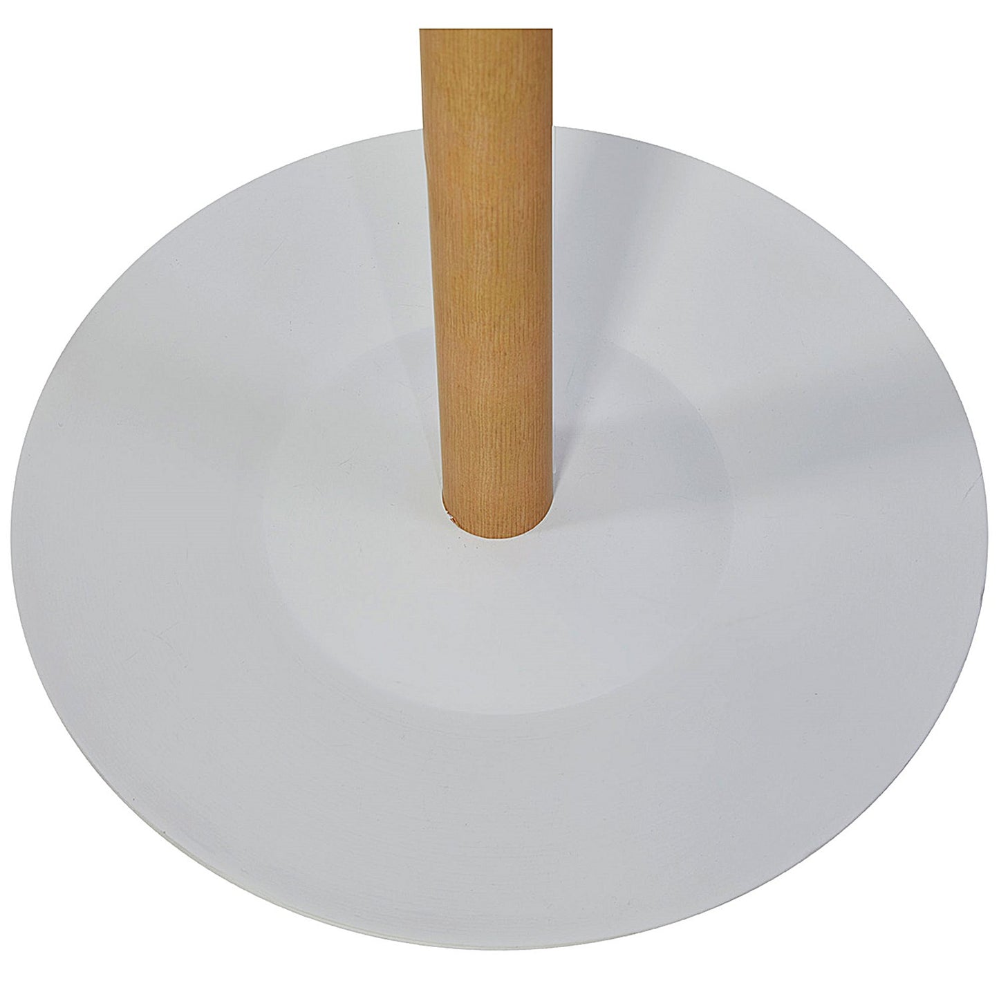 Alba Coat Stand 350x350x1750mm Beech/White