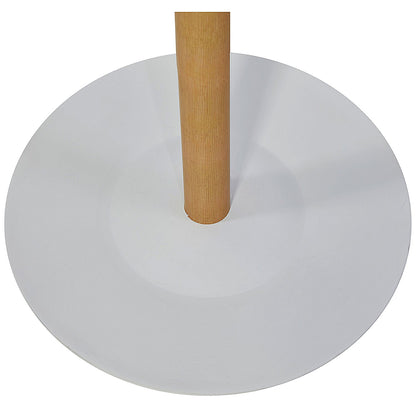 Alba Coat Stand 350x350x1750mm Beech/White