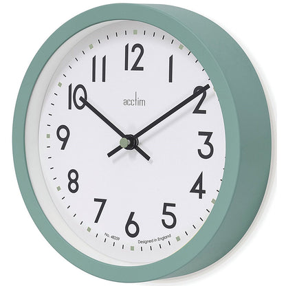 Acctim Elstow Small Office Wall Clock Green 20cm Easy2Order : ANG22845