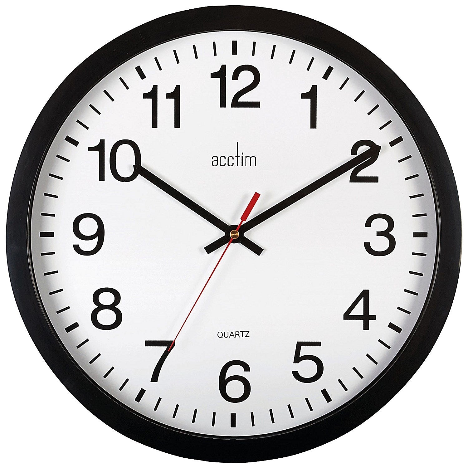 Acctim Controller 368mm Black Wall Clock Easy2Order : ANG33704
