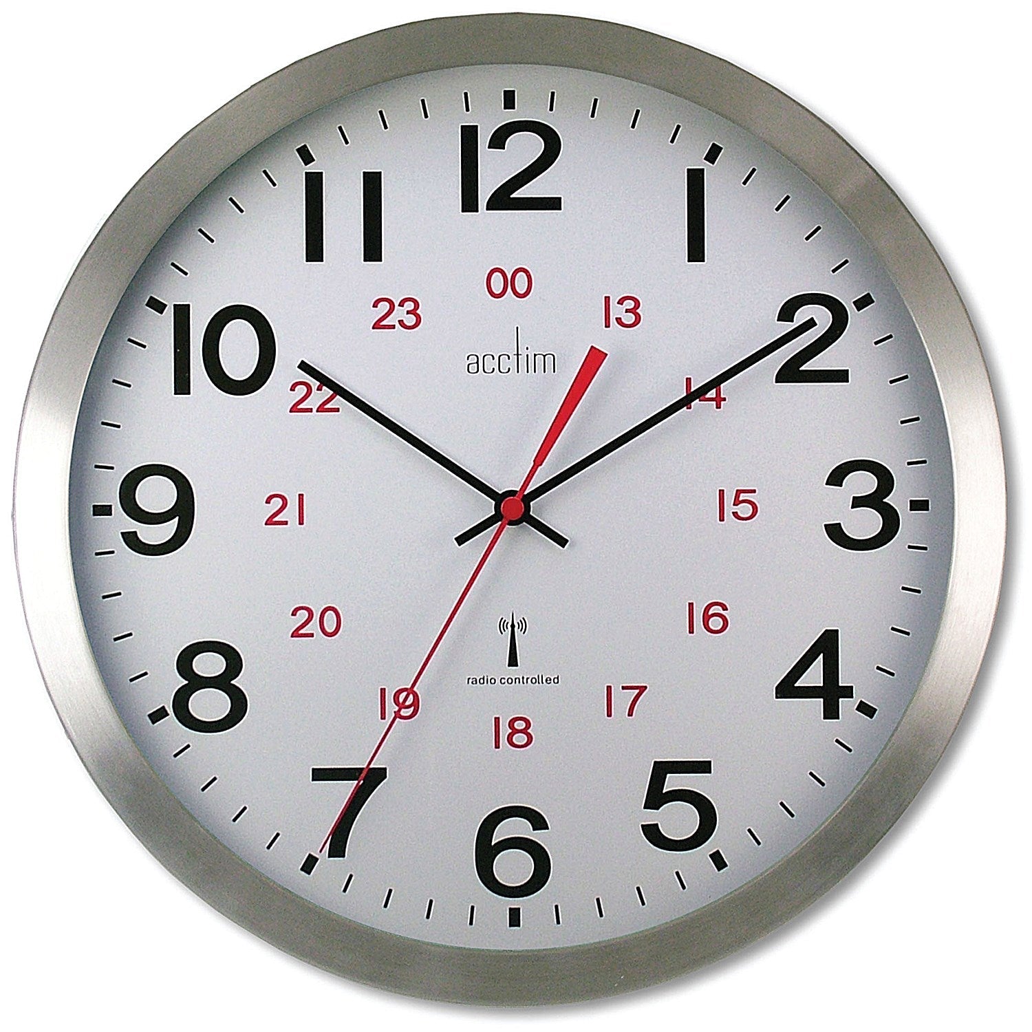 Acctim Century RC Aluminium Wall Clock Easy2Order : ANG74457
