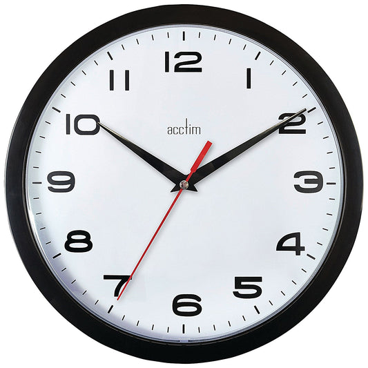 Acctim Aylesbury Wall Clock - Black Easy2Order : ANG92302
