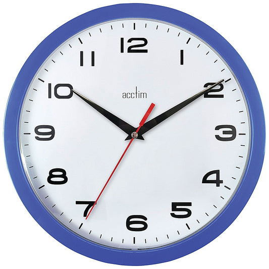 Acctim Aylesbury Wall Clock Blue Easy2Order : ANG92308