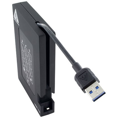 Apricorn Aegis Fortress USB 3.0 Portable Solid State Drive, 256GB, Black