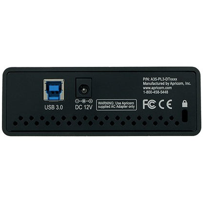 Apricorn Aegis Padlock DT 256-Bit AES-XTS Encryption External Hard Drive, 2TB