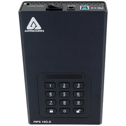 Apricorn Aegis Padlock DT 256-Bit AES-XTS Encryption External Hard Drive, 2TB