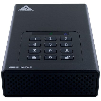Apricorn Aegis Padlock DT 256-Bit AES-XTS Encryption External Hard Drive, 6TB