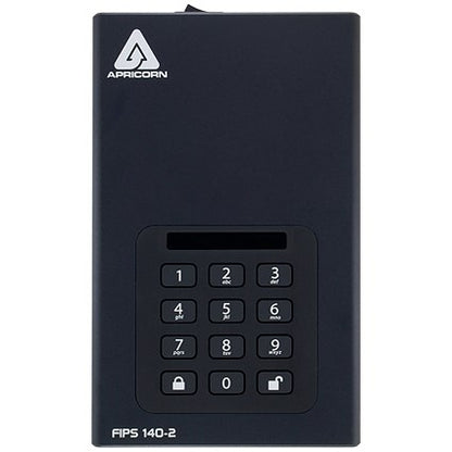 Apricorn Aegis Padlock DT 256-Bit AES-XTS Encryption External Hard Drive, 8TB
