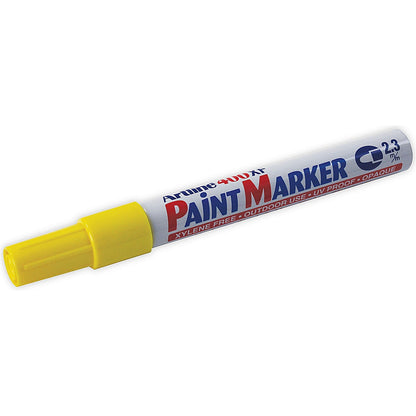 Artline 400 Bullet Tip Paint Marker Medium Yellow (Pack of 12) A4006
