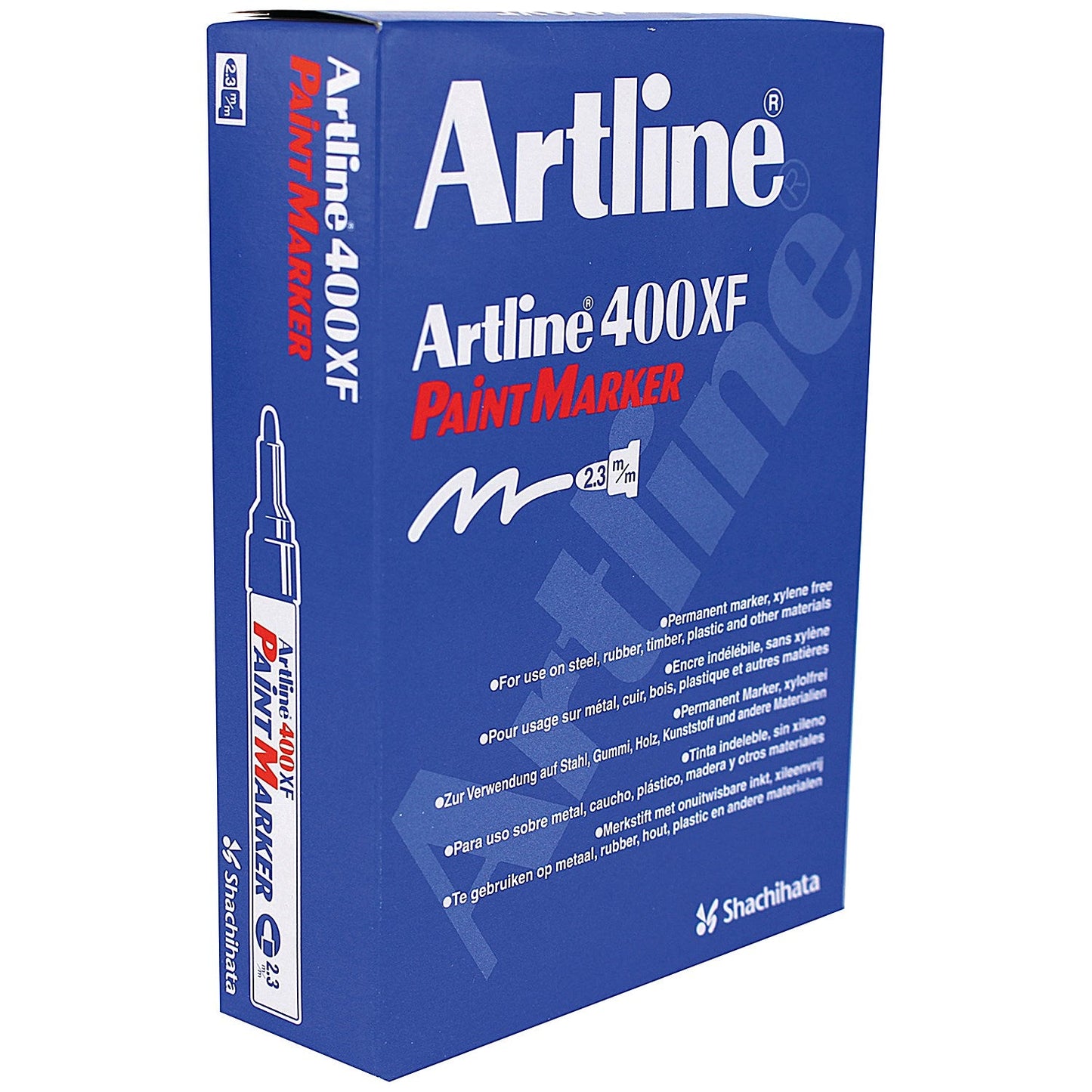 Artline 400 Bullet Tip Paint Marker Medium Yellow (Pack of 12) A4006