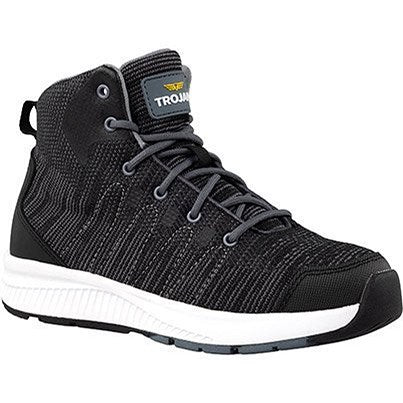Trojan Nyx Women's Black/Grey S1P Safety Hiker Boots, Black, 8