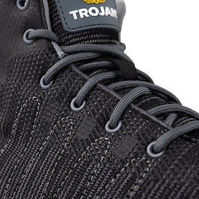Trojan Nyx Women's Black/Grey S1P Safety Hiker Boots, Black, 8