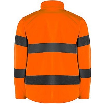 Arco Hi-Vis Softshell Jacket, Orange, Medium