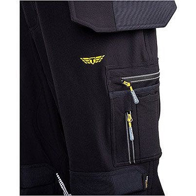 Trojan Tech Men's Cargo Trousers with Holster Pockets, Black, Large Easy2Order : ARC11754
