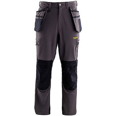 Trojan Tech Men's Cargo Trousers with Holster Pocket, Grey, Medium