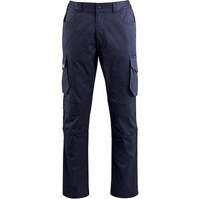 Arco Responsible Men's Navy Cargo Trousers with Kneepad Pockets 34R
