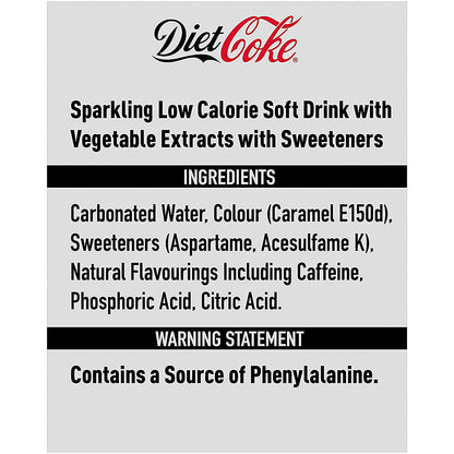 Diet Coke, 24x500ml Bottles